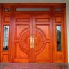 Cánh cửa gỗ phòng khách - CC19
